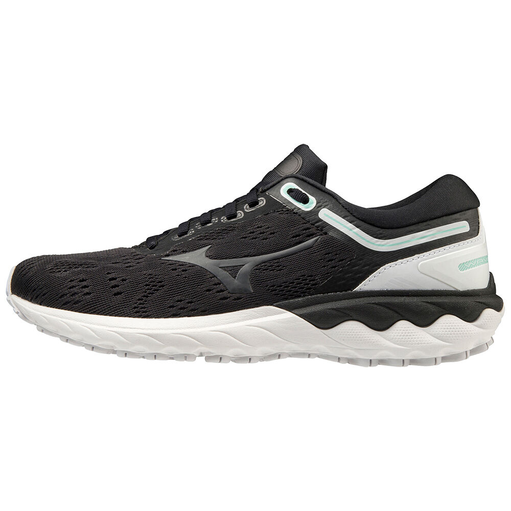 Damske Bezecke Topanky Mizuno Wave Skyrise Siva/Biele Vypredaj NRHZ65873